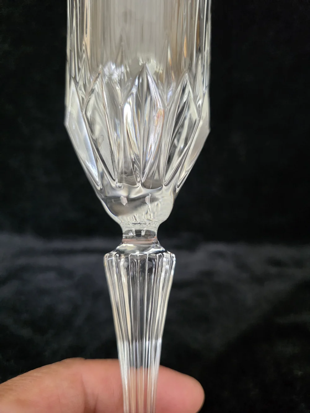 Adagio Elegant Clear Crystal Champagne Flute Set - 4-Pack